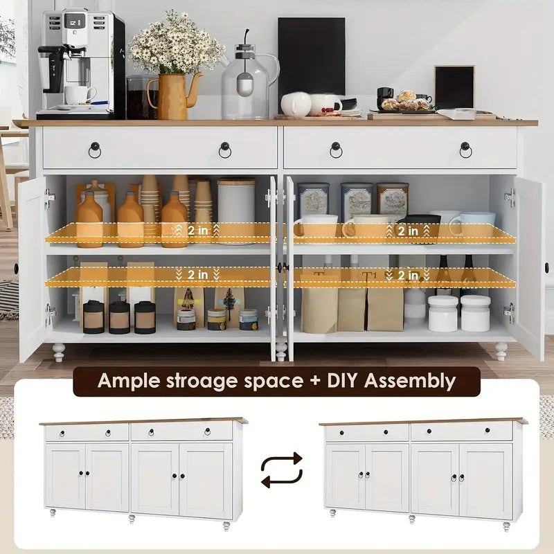 Modern Farmhouse Buffet Cabinet