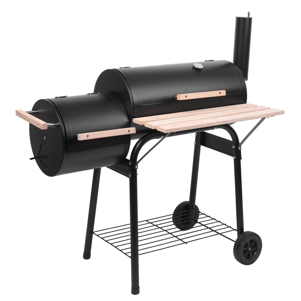Portable BBQ Grill and Offset Smoker