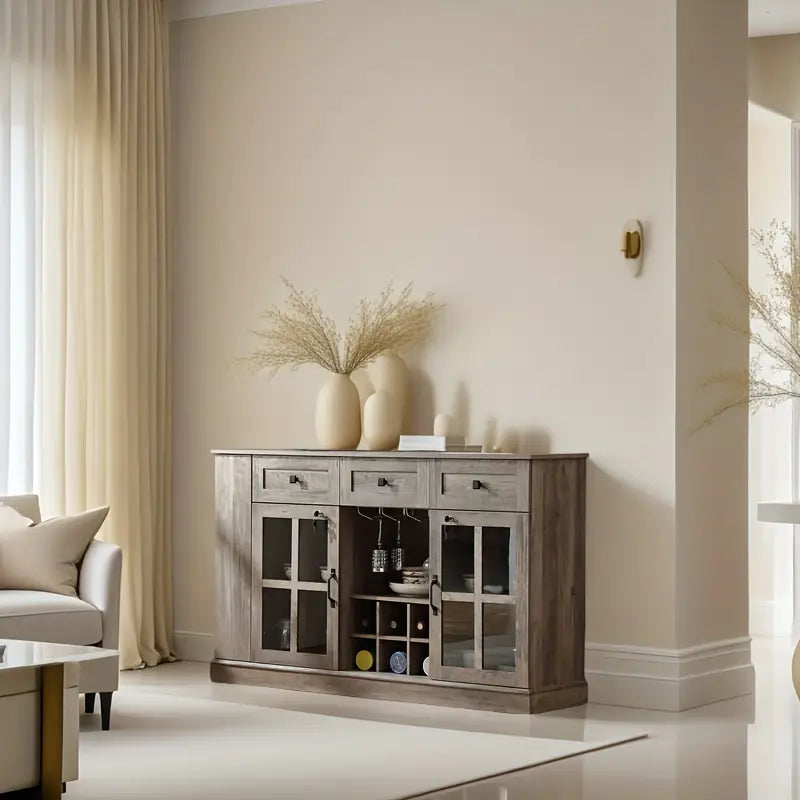 55.1'' Sideboard With Open Shelf