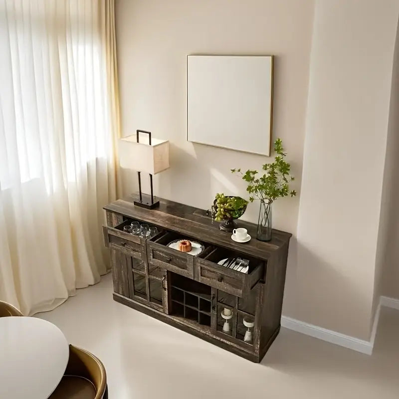 55.1'' Sideboard With Open Shelf