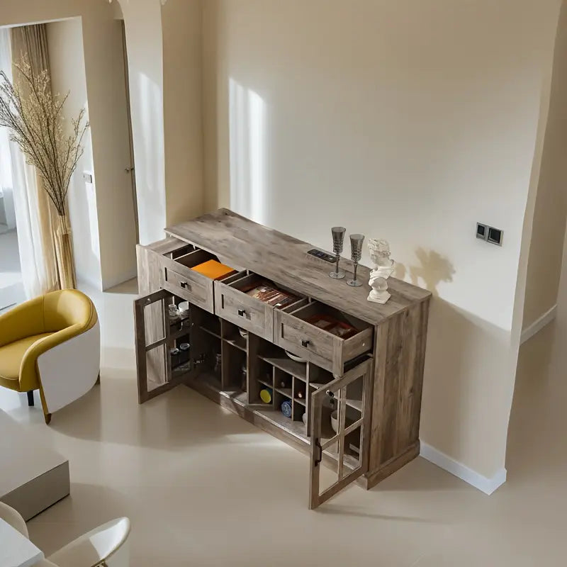 55.1'' Sideboard With Open Shelf