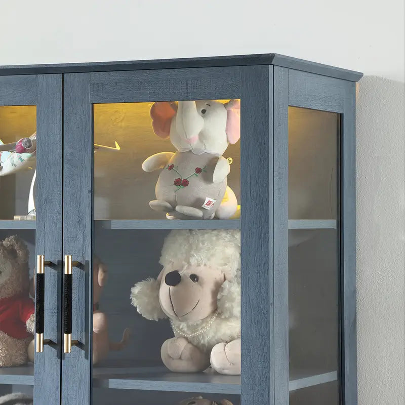 71'' Tall Display Cabinet With Great Showcase & Storage