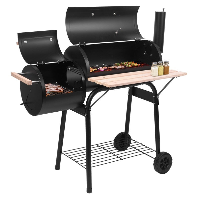 Portable BBQ Grill and Offset Smoker