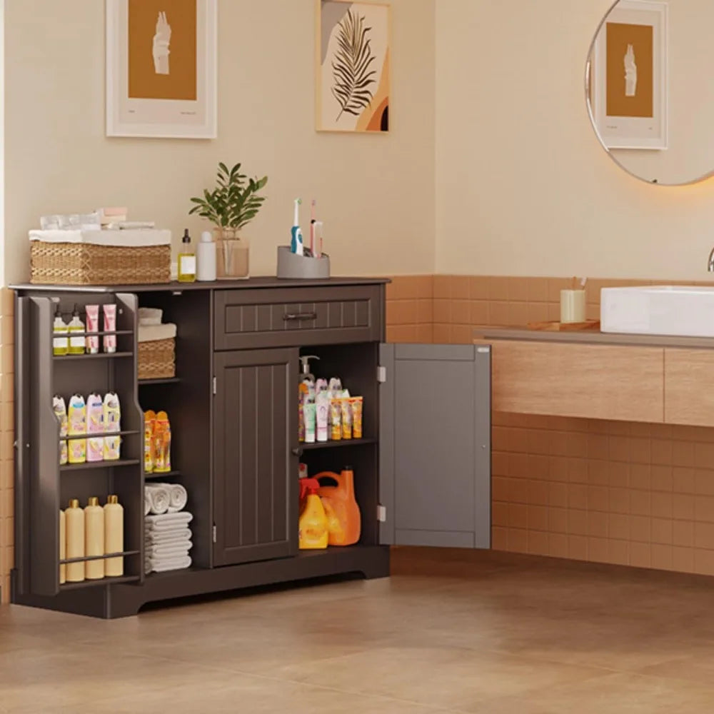Kitchen Sideboard Buffet Cabinet with Storage, Coffee Bar Cabinet with Drawer.