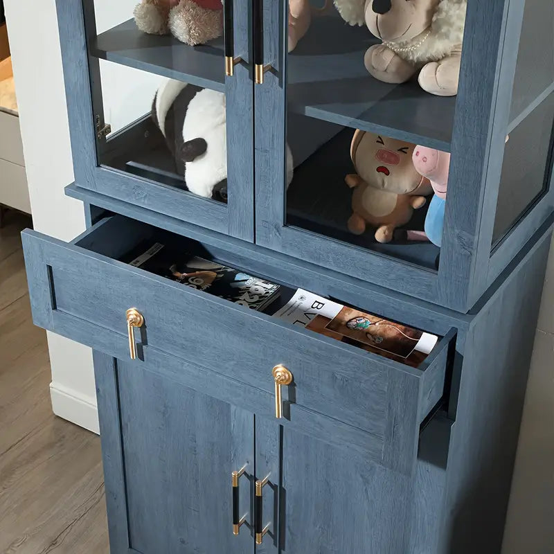71'' Tall Display Cabinet With Great Showcase & Storage