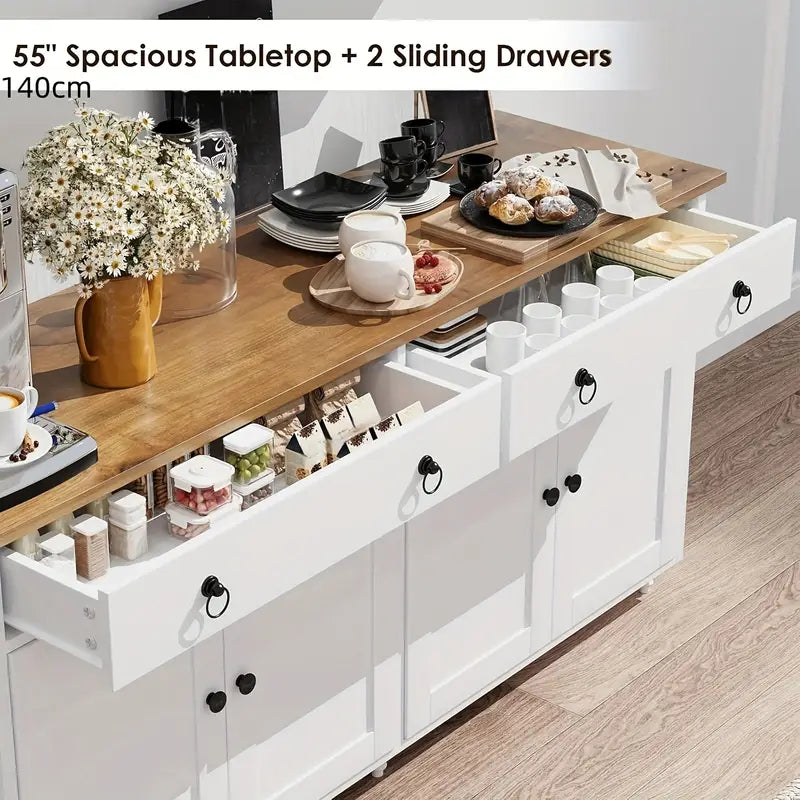 Modern Farmhouse Buffet Cabinet