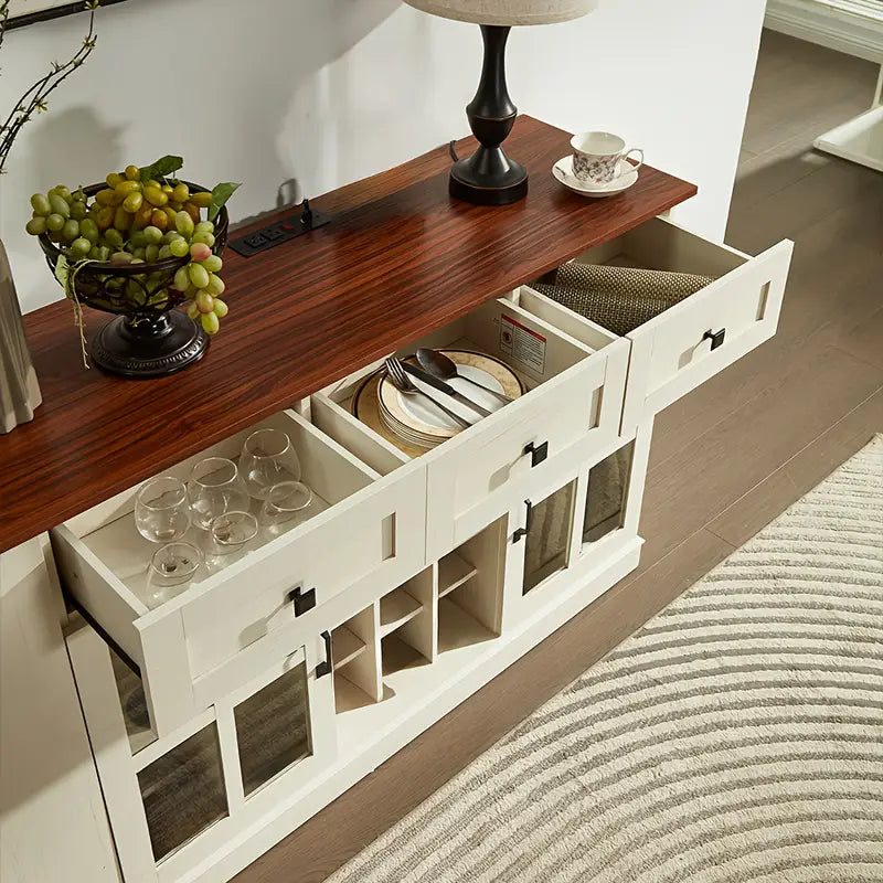 55.1'' Sideboard With Open Shelf