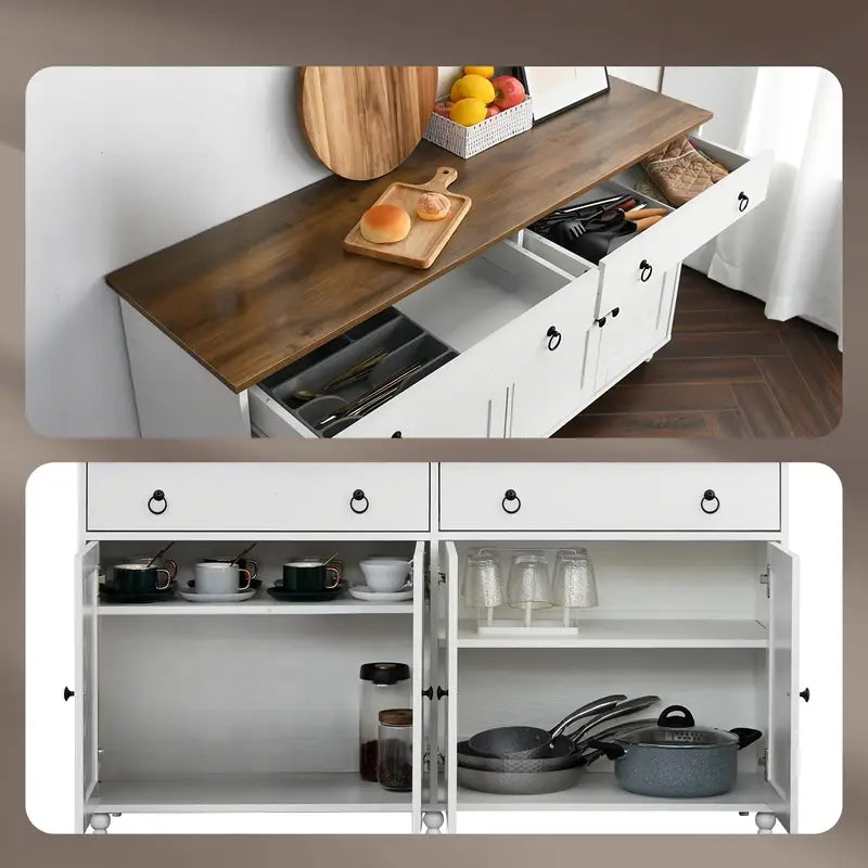 Modern Farmhouse Buffet Cabinet