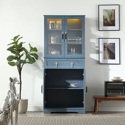 71'' Tall Display Cabinet With Great Showcase & Storage