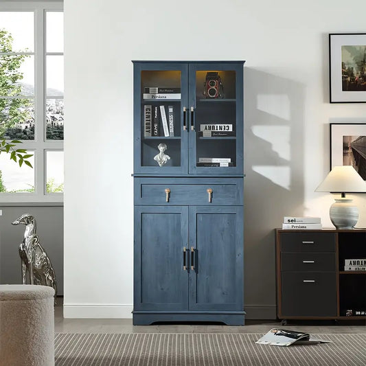 71'' Tall Display Cabinet With Great Showcase & Storage