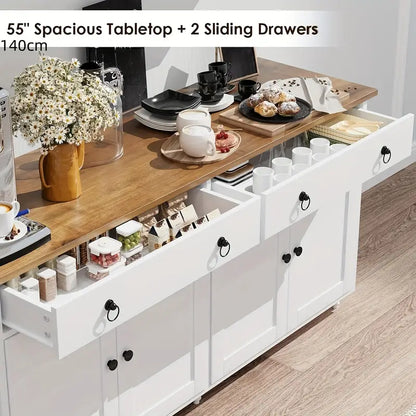 Modern Farmhouse Buffet Cabinet