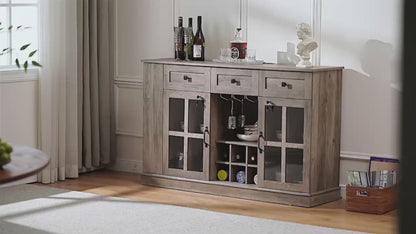 55.1'' Sideboard With Open Shelf
